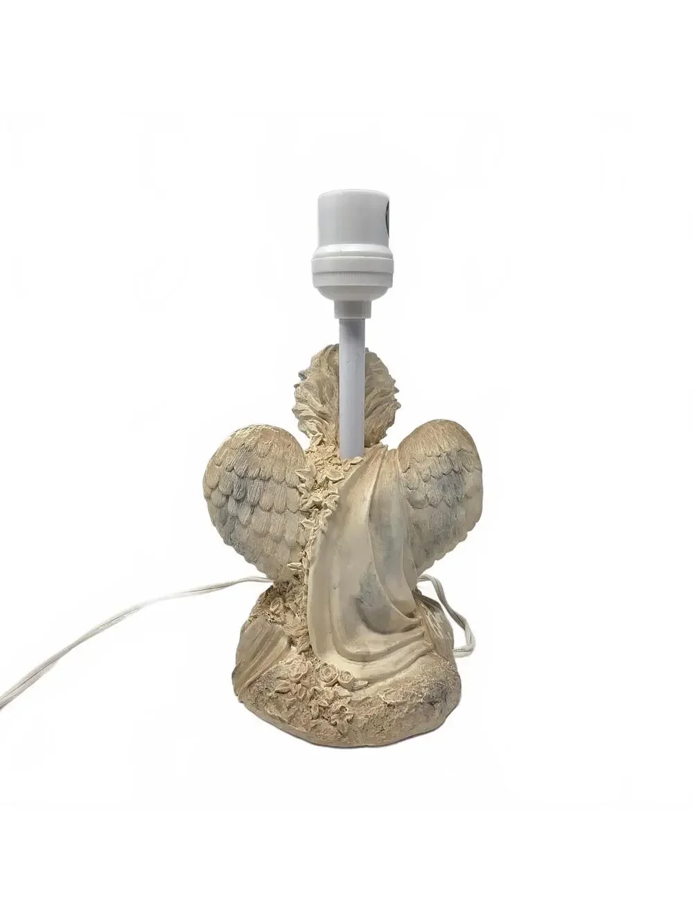 Vintage 1994 Figi Graphics Cherub Angel Dove Table Lamp Working 9.5 Inch